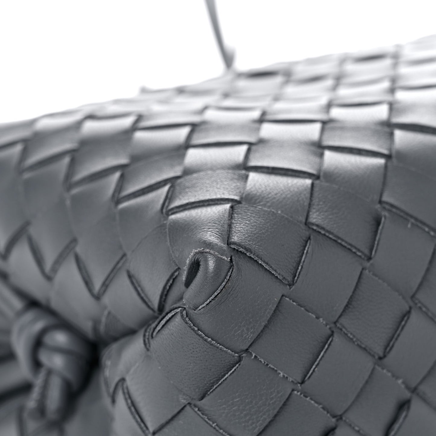 Nappa Intrecciato Small Loop Camera Bag Thunder