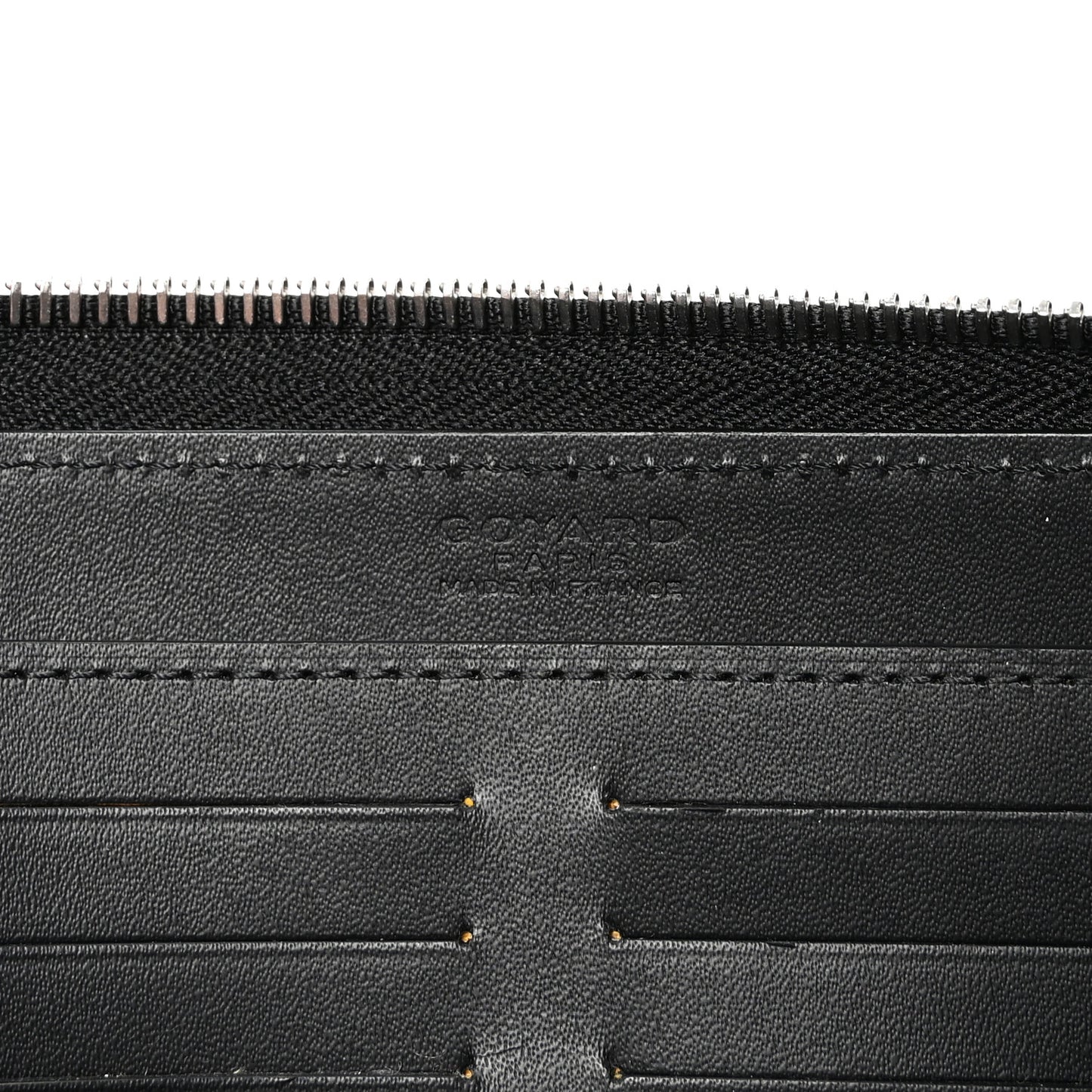 Goyardine Matignon Zip Around GM Wallet Black