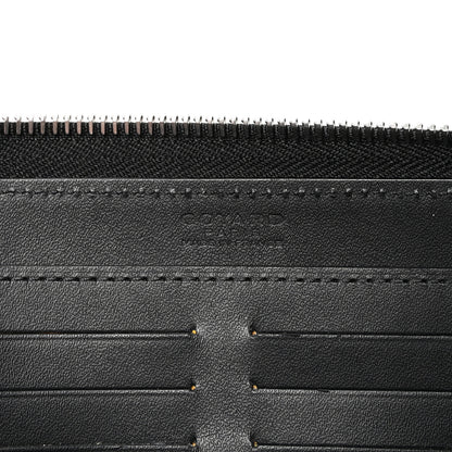 Goyard Goyardine Matignon Zip Around GM Wallet Black 6 of 7