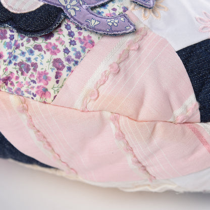Chanel Fabric Patchwork Hobo Pink 12 of 12