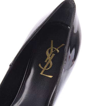 Saint Laurent Patent Tribute 105 Platform Pumps 38 Black 7 of 9