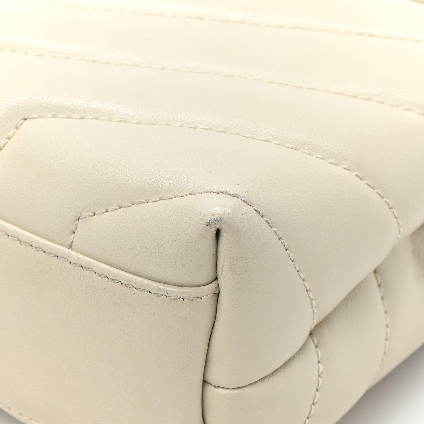 Calfskin Y Quilted Monogram Toy Loulou Crossbody Bag Crema Soft