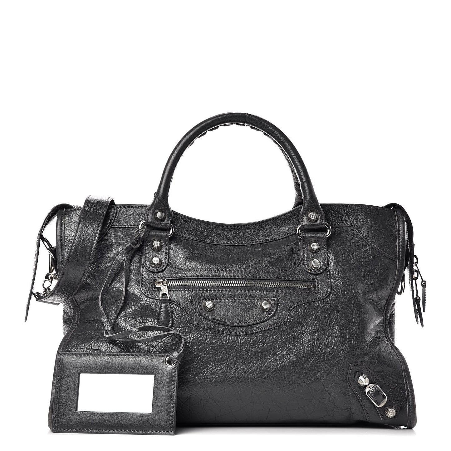 Agneau Giant 12 Silver Hardware City Gris Fossile
