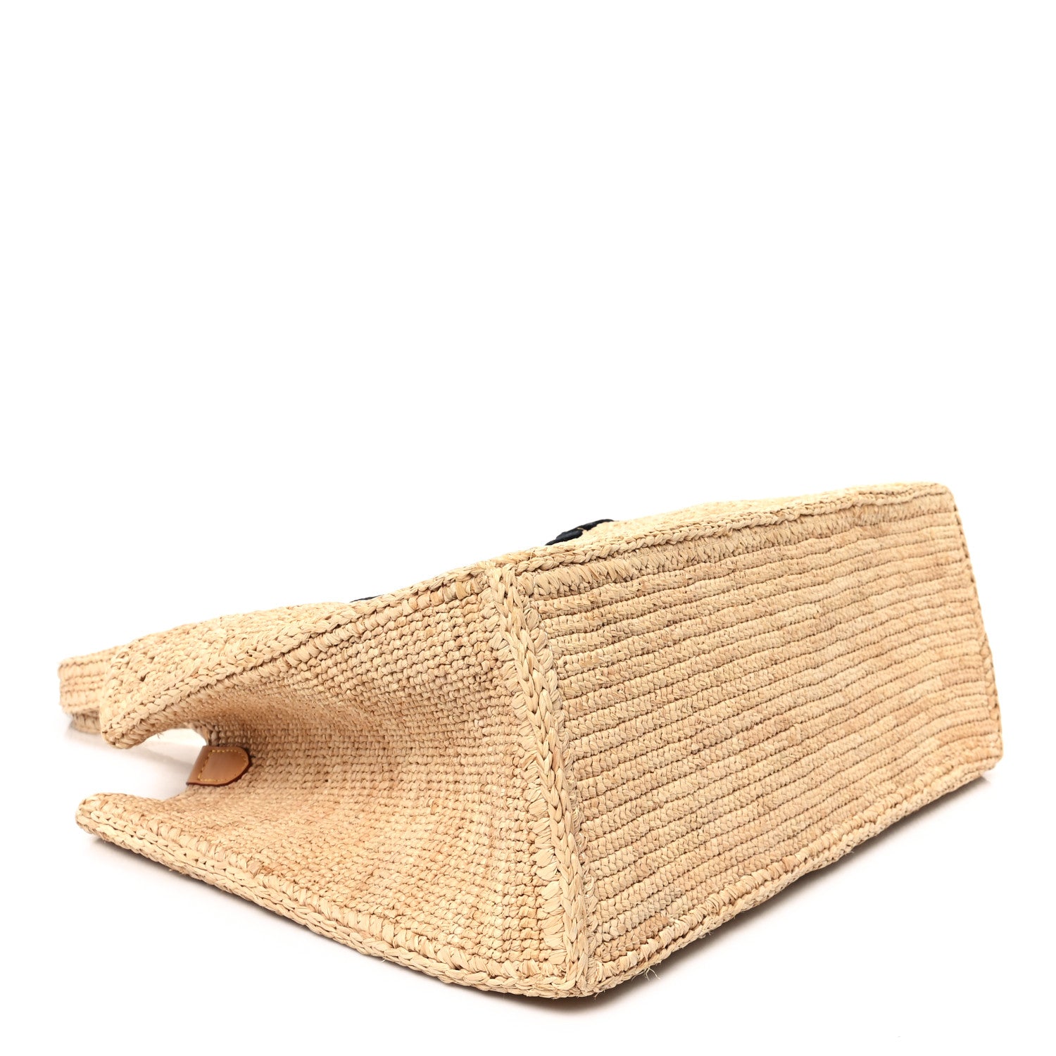 Louis Vuitton Damier Raffia Summer Shopper Tote MM Natural Beige 5 of 12