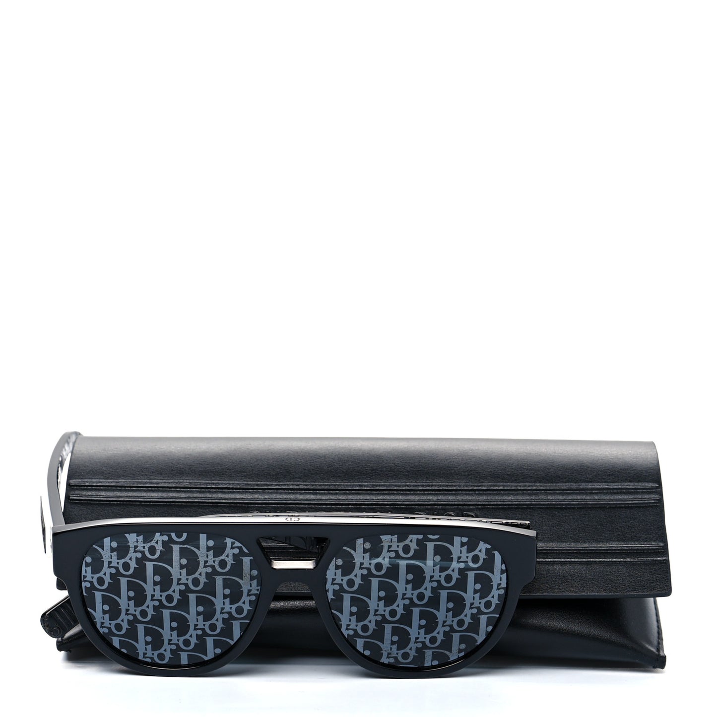 Acetate DiorB23 R1I Oblique Sunglasses Black