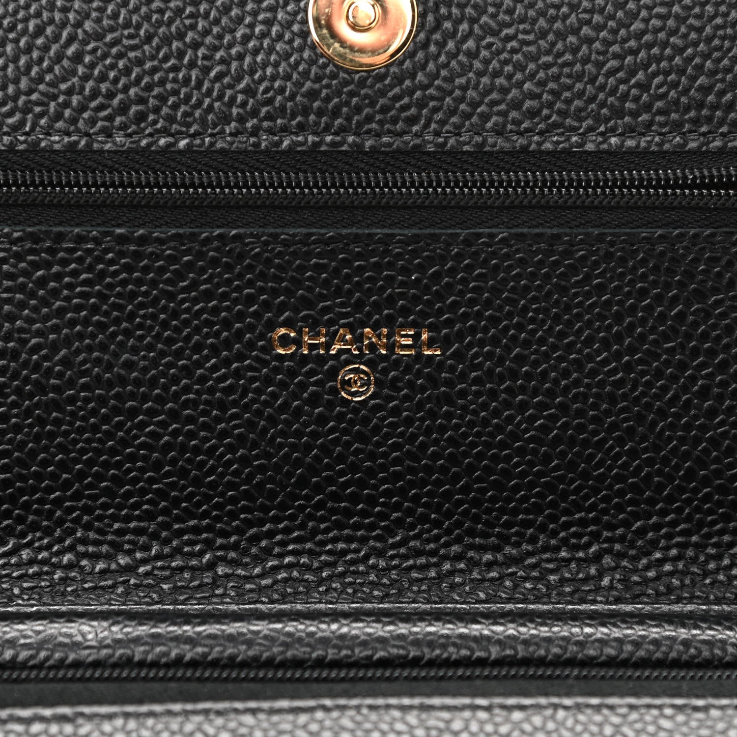 Chanel Caviar Quilted Wallet On Chain WOC Black 6 of 13