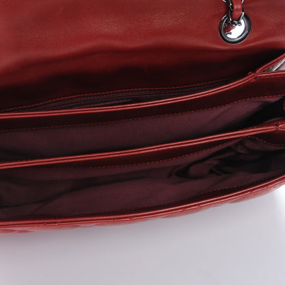 Chanel Lambskin Quilted Large 3 Flap Red 5 of 7