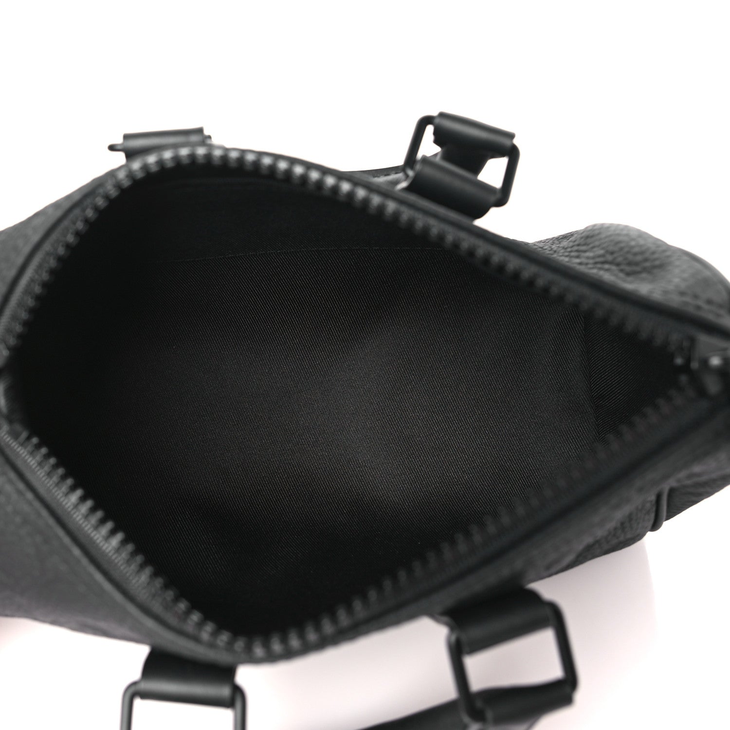 Louis Vuitton Monogram Taurillon Keepall Bandouliere 25 Black 5 of 9