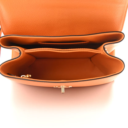 Louis Vuitton Grained Smooth Calfskin Rose Des Vents PM Amaretto 5 of 12