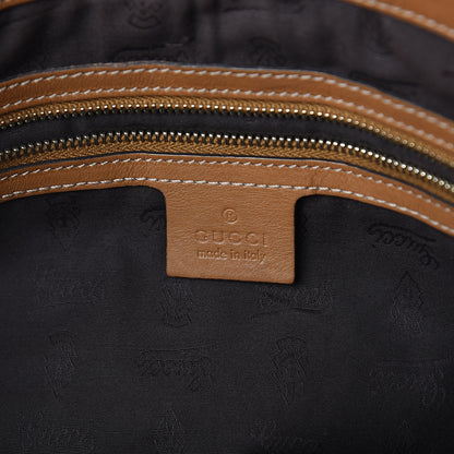 Gucci Guccissima Medium Charm Tote Light Brown 5 of 8