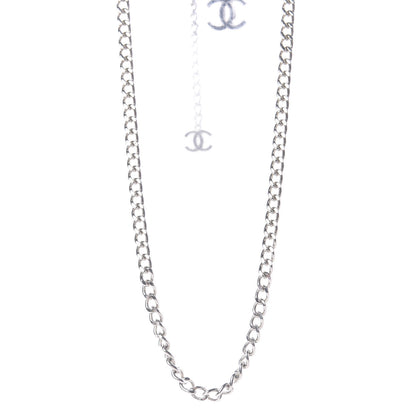 Chanel Enamel CC Ceinture Fantai Adjustable Belt Silver 1 of 5