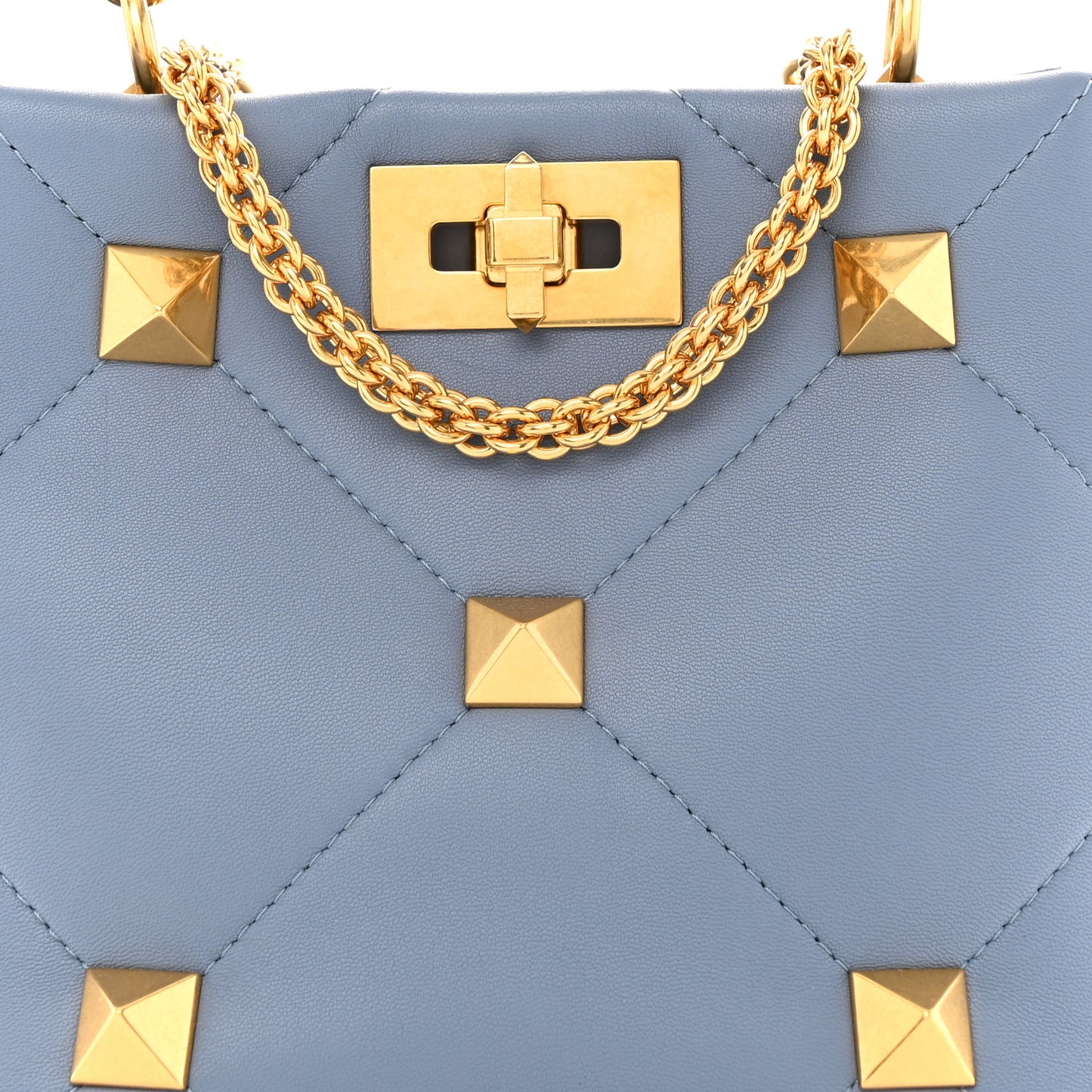Nappa Small Roman Stud The Handle Bag Niagara