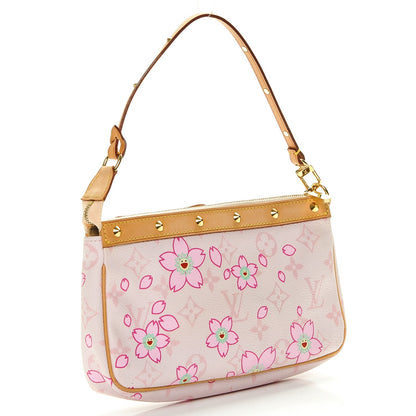 Louis Vuitton Monogram Cherry Blossom Pochette Accessories Pink 3 of 6