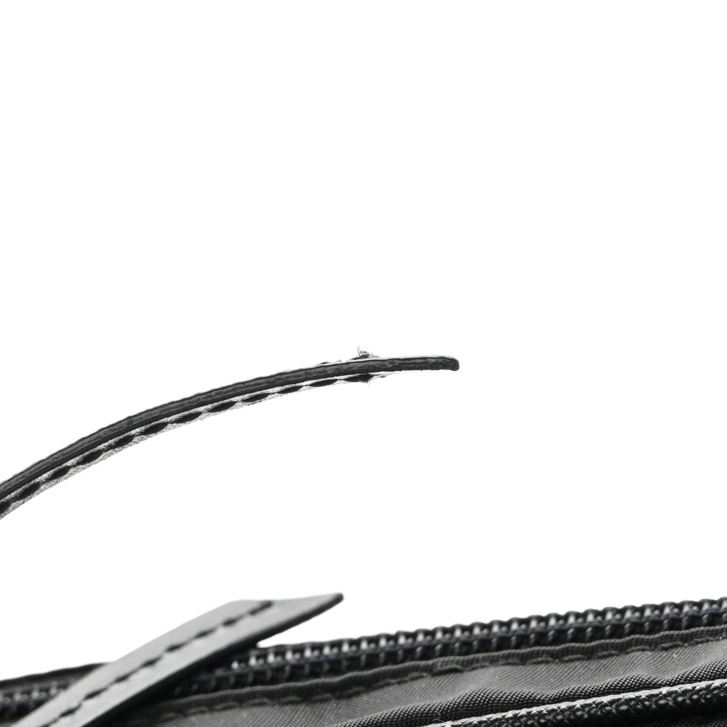 Tessuto Nylon Saffiano Belt Bag Black
