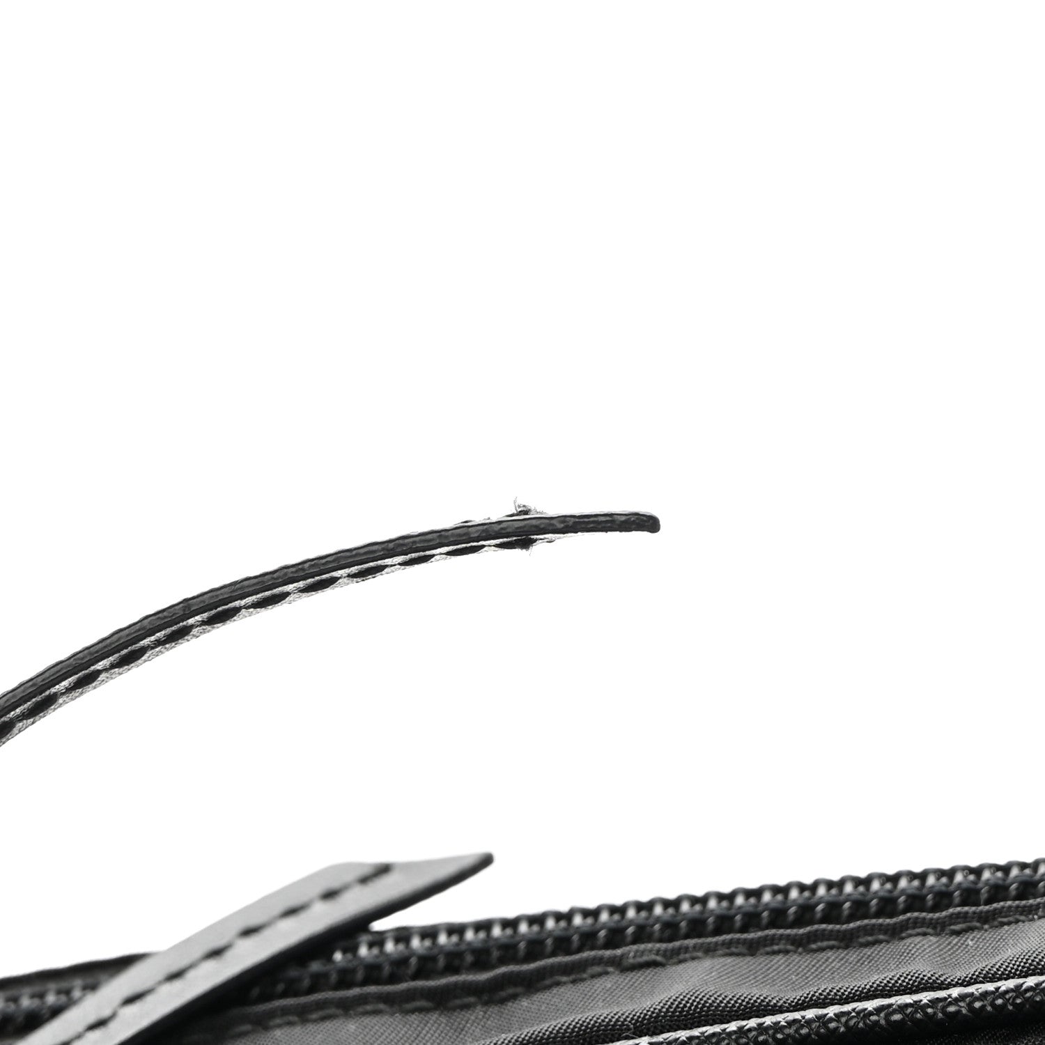 Prada Tessuto Nylon Saffiano Belt Bag Black 12 of 13