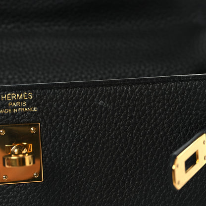 Hermes Togo Kelly Retourne 25 Black 13 of 16