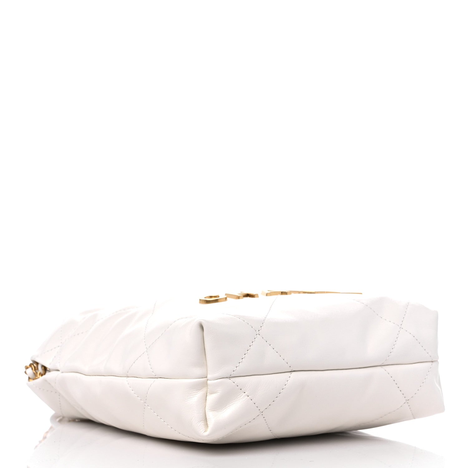 Chanel Shiny Calfskin Quilted Mini Chanel 22 White 4 of 9