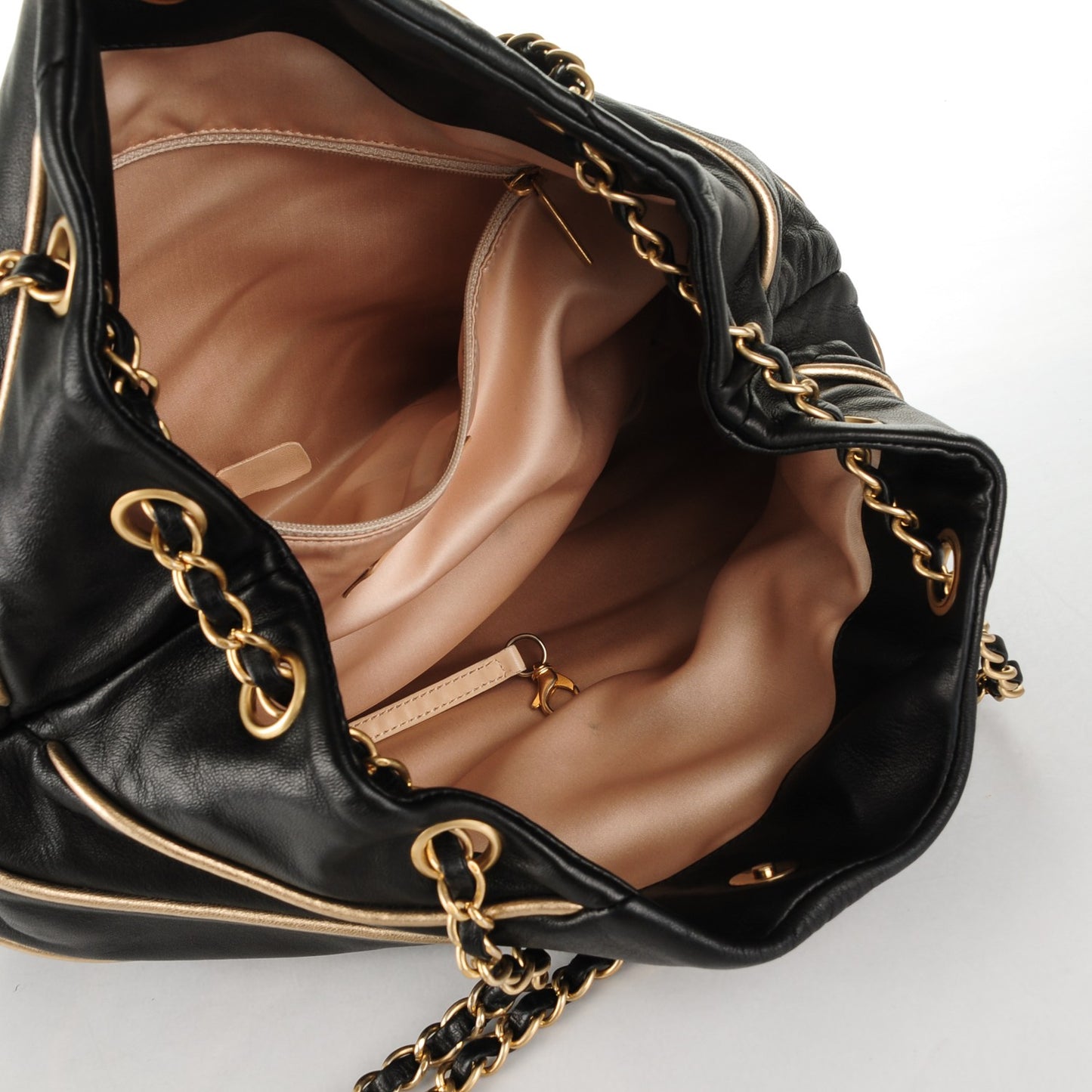 Lambskin Constructivism Tote Black