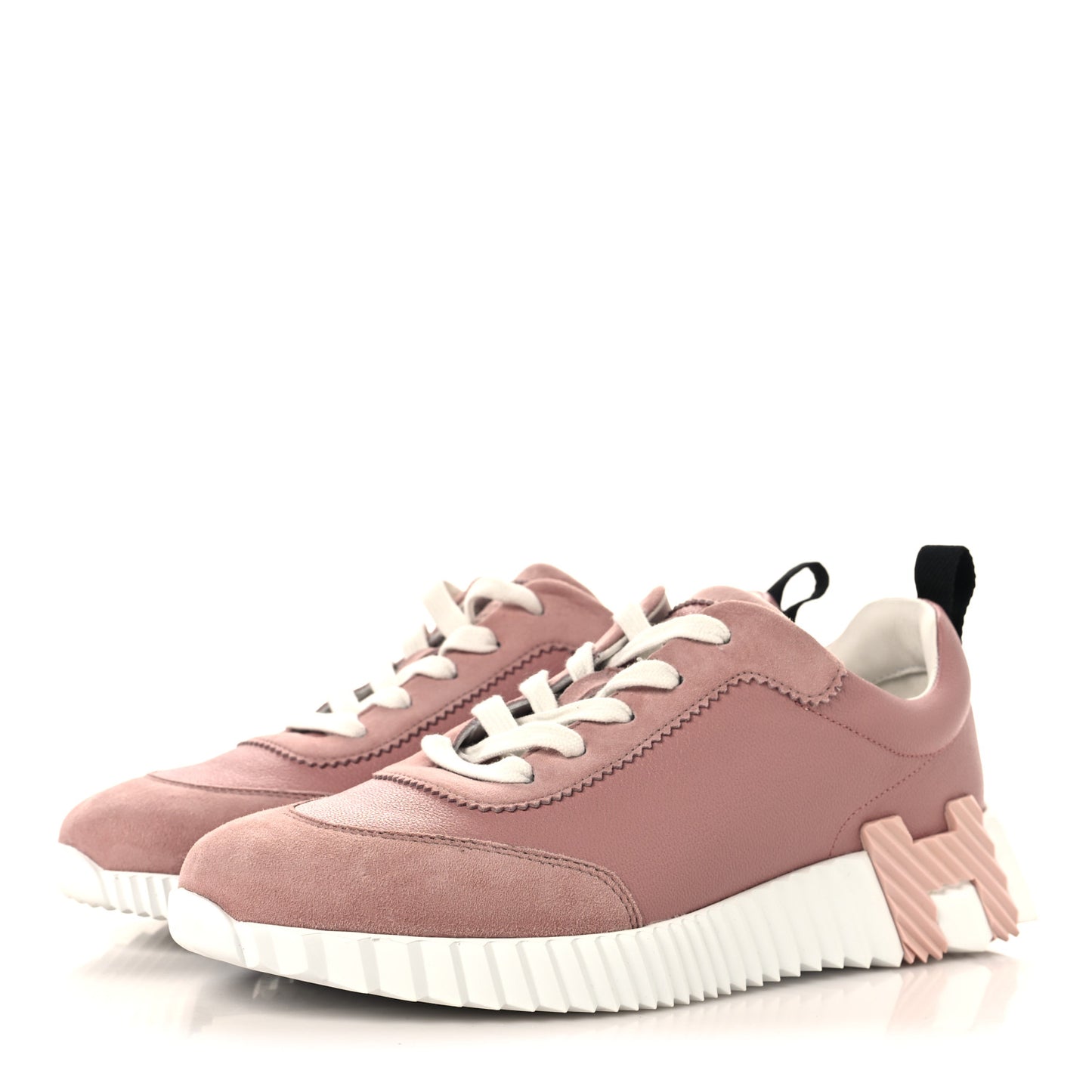 Sport Goatskin Suede Goatskin Bouncing Sneakers 38 Rose Aquarelle