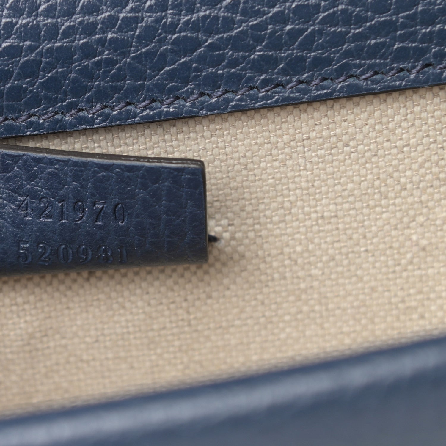 Gucci Dollar Calfskin Crystal Mini Dionysus Shoulder Bag Blue Agata Montana Sapphire 7 of 11