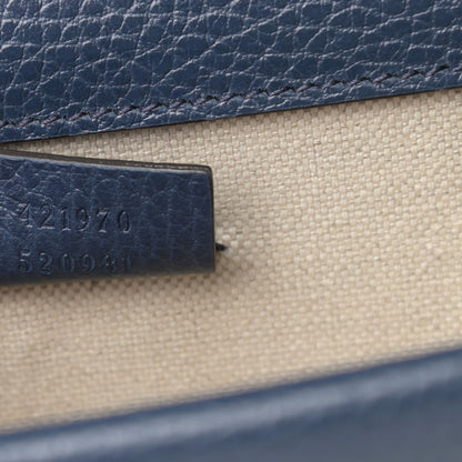 Gucci Dollar Calfskin Crystal Mini Dionysus Shoulder Bag Blue Agata Montana Sapphire 7 of 11