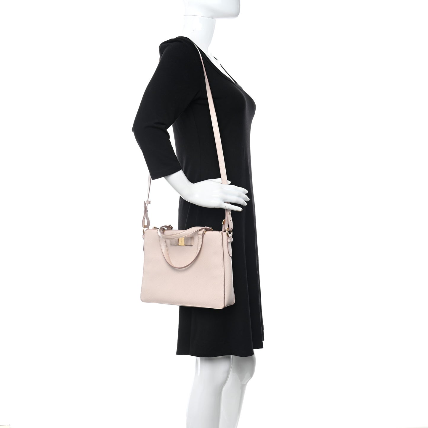 Printed Calfskin Tracy Vara Tote Macaron