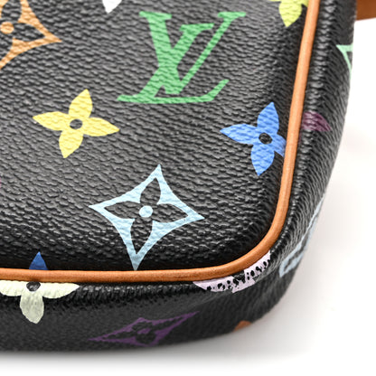 Louis Vuitton Monogram Multicolor Pochette Accessories Black 14 of 14