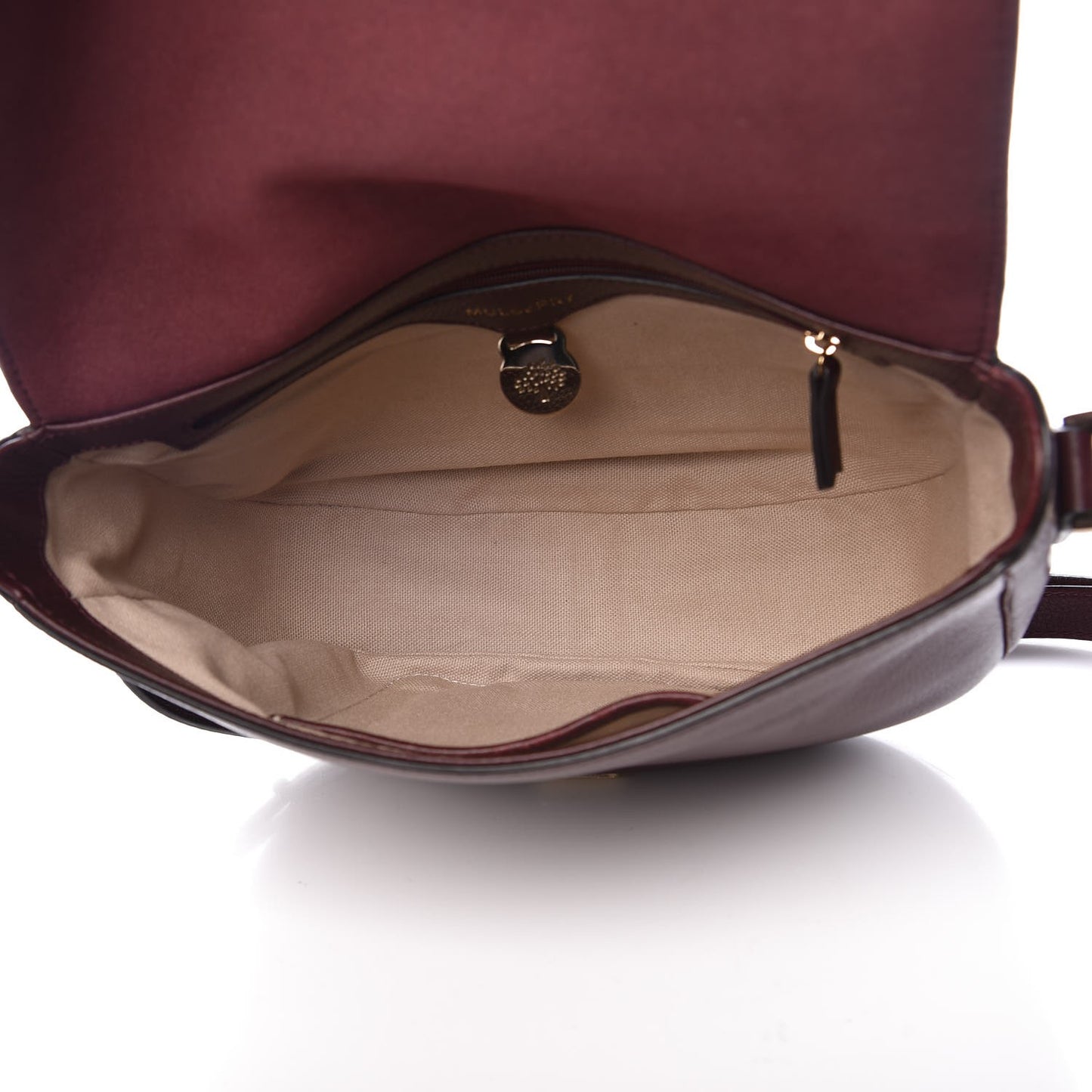 Soft Small Grain Tessie Satchel Oxblood