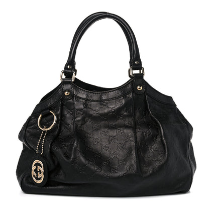 Gucci Guccissima Medium Sukey Tote Chocolate 1 of 18