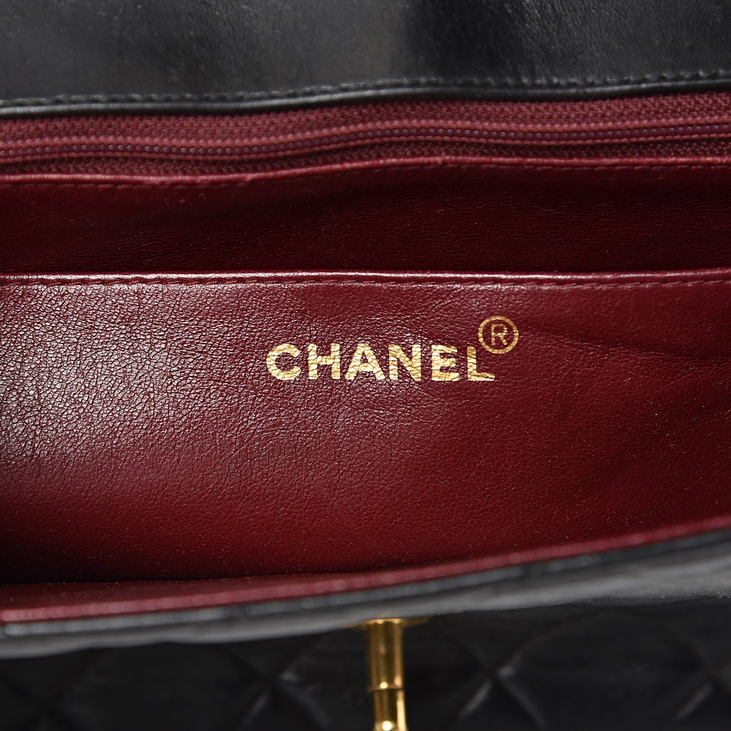 Chanel Lambskin Quilted Medium Single Flap Black 6 of 14