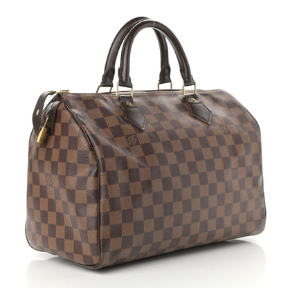 Louis Vuitton Damier Ebene Speedy 30 3 of 12