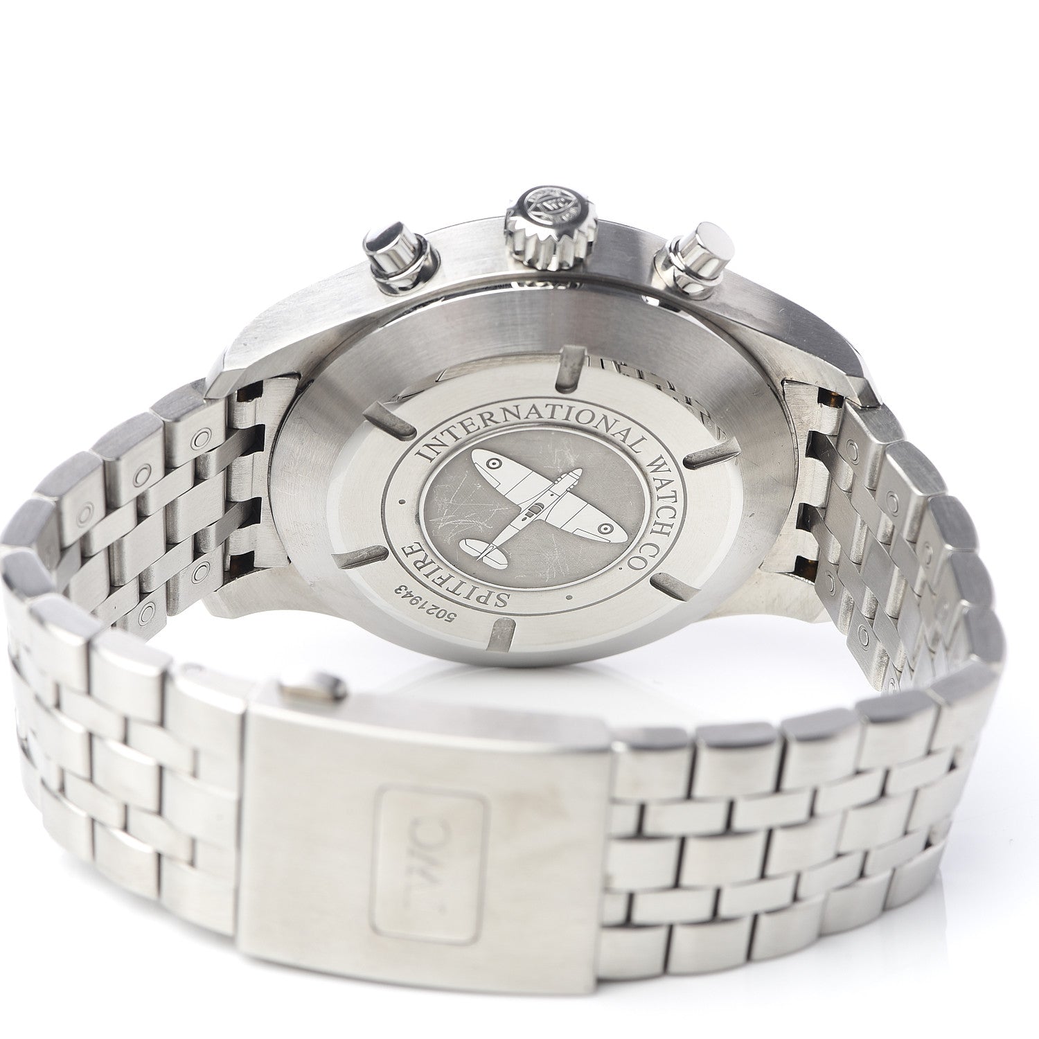 IWC Stainless Steel 43mm Spitfire Chronograph Automatic Watch Slate IWC387804 5 of 7