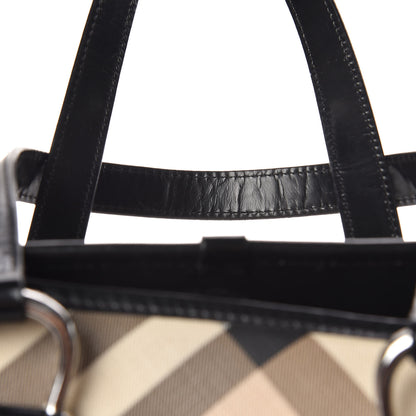 Burberry Supernova Check Stanton Tote Black 14 of 20
