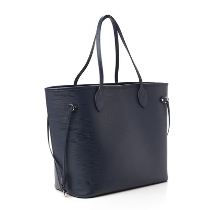 Louis Vuitton Epi Neverfull MM Indigo 3 of 11