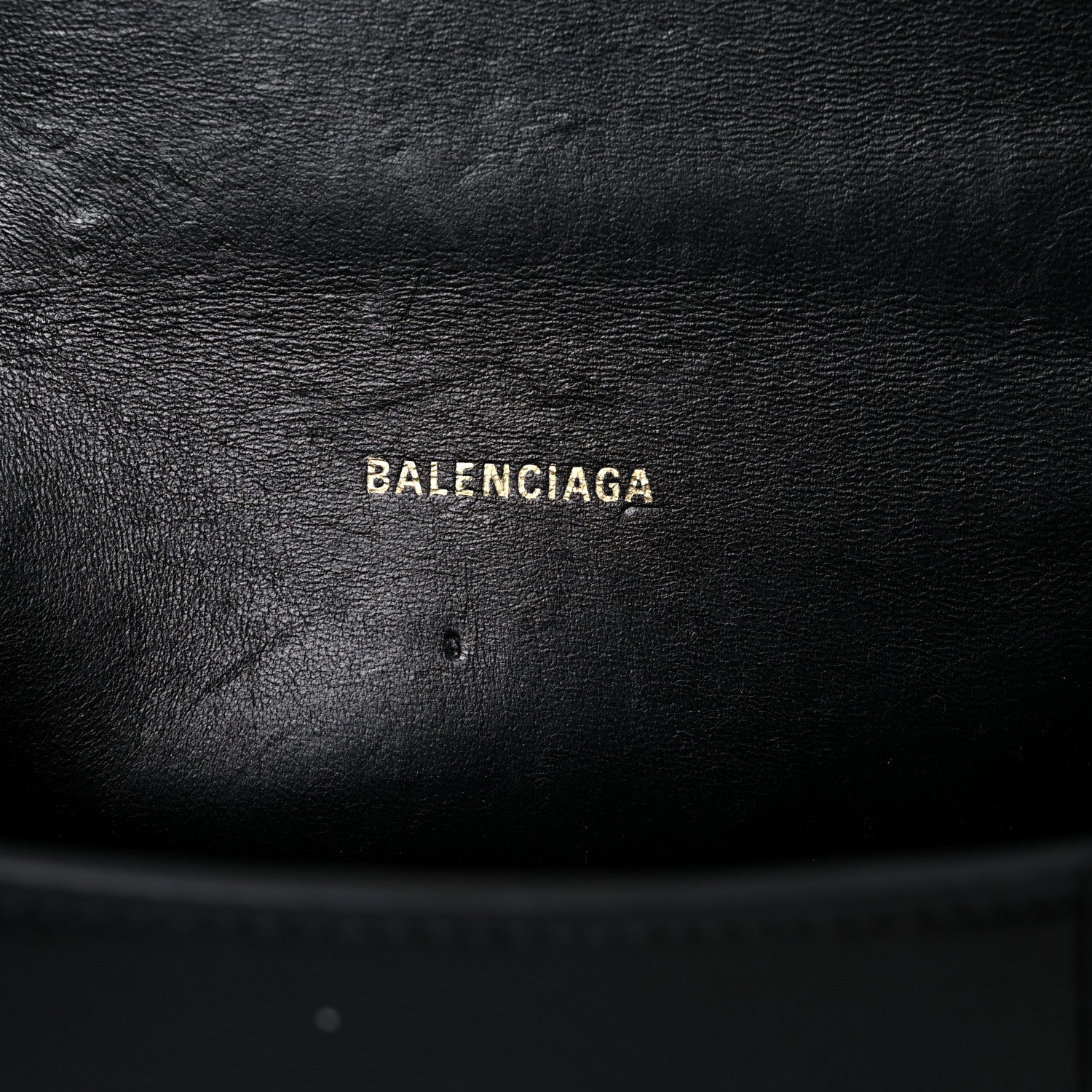 Balenciaga Shiny Box Calfskin Hourglass Top Handle Bag XS Black 6 of 22