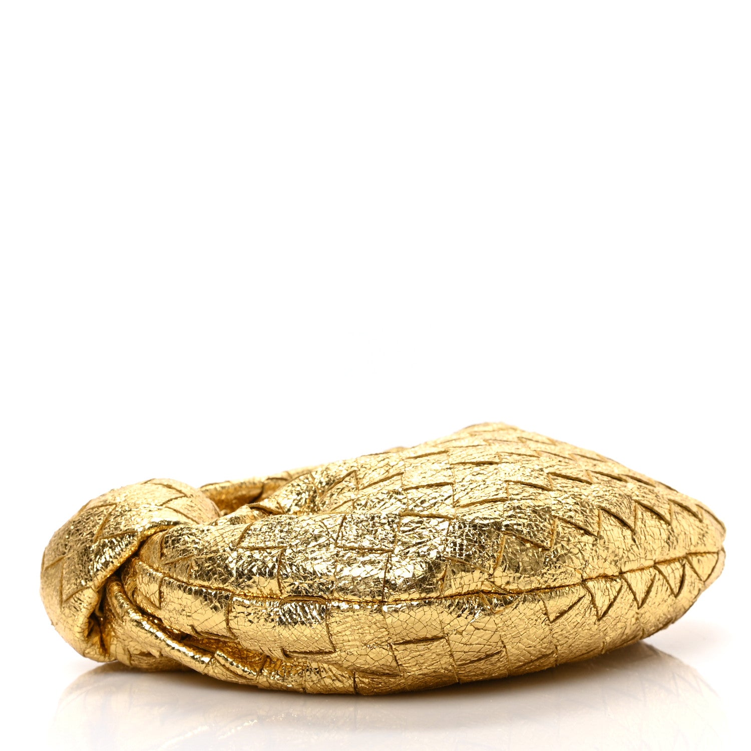 Bottega Veneta Metallic Nappa Intrecciato Mini Jodie Gold 4 of 8