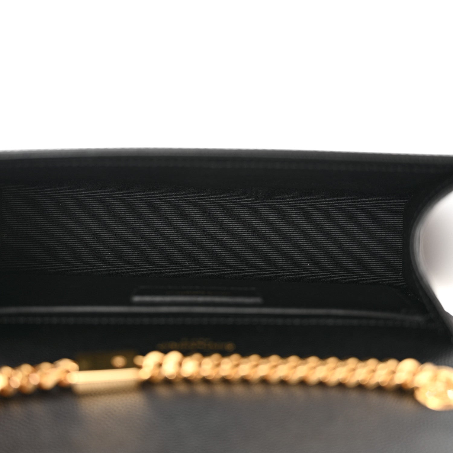 Saint Laurent Grain De Poudre Small Monogram Kate Satchel Black 5 of 12