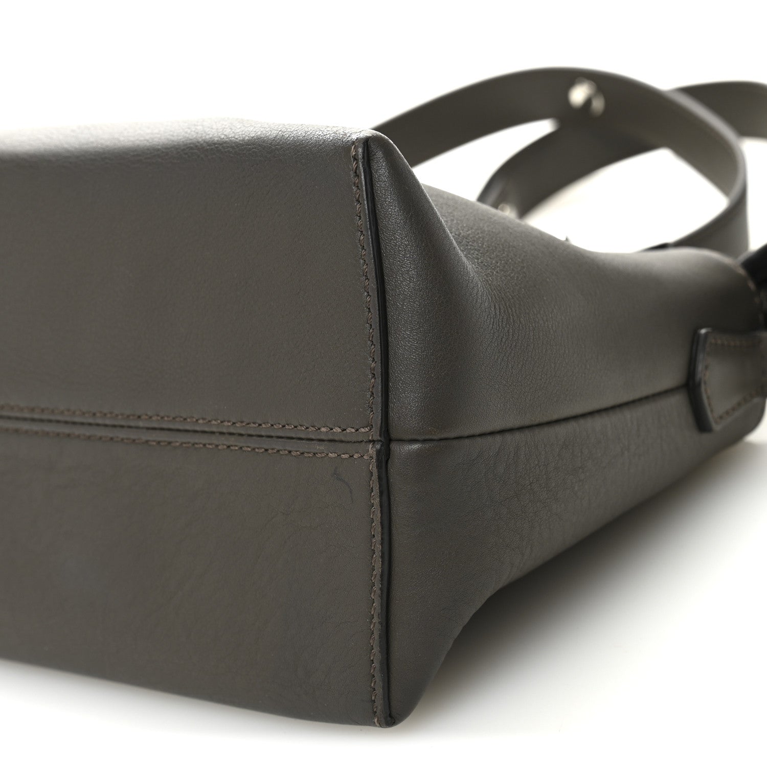 Fendi Vitello Dolce 4 Color Medium By The Way Boston Bag Carbone Grigio Polvere Multicolor 12 of 15