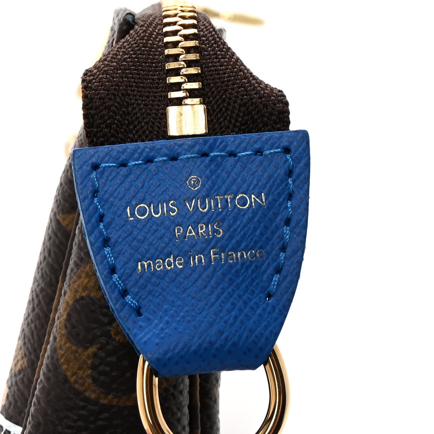 Monogram 2019 Christmas Animation Mini Venice Pochette Accessories Blue