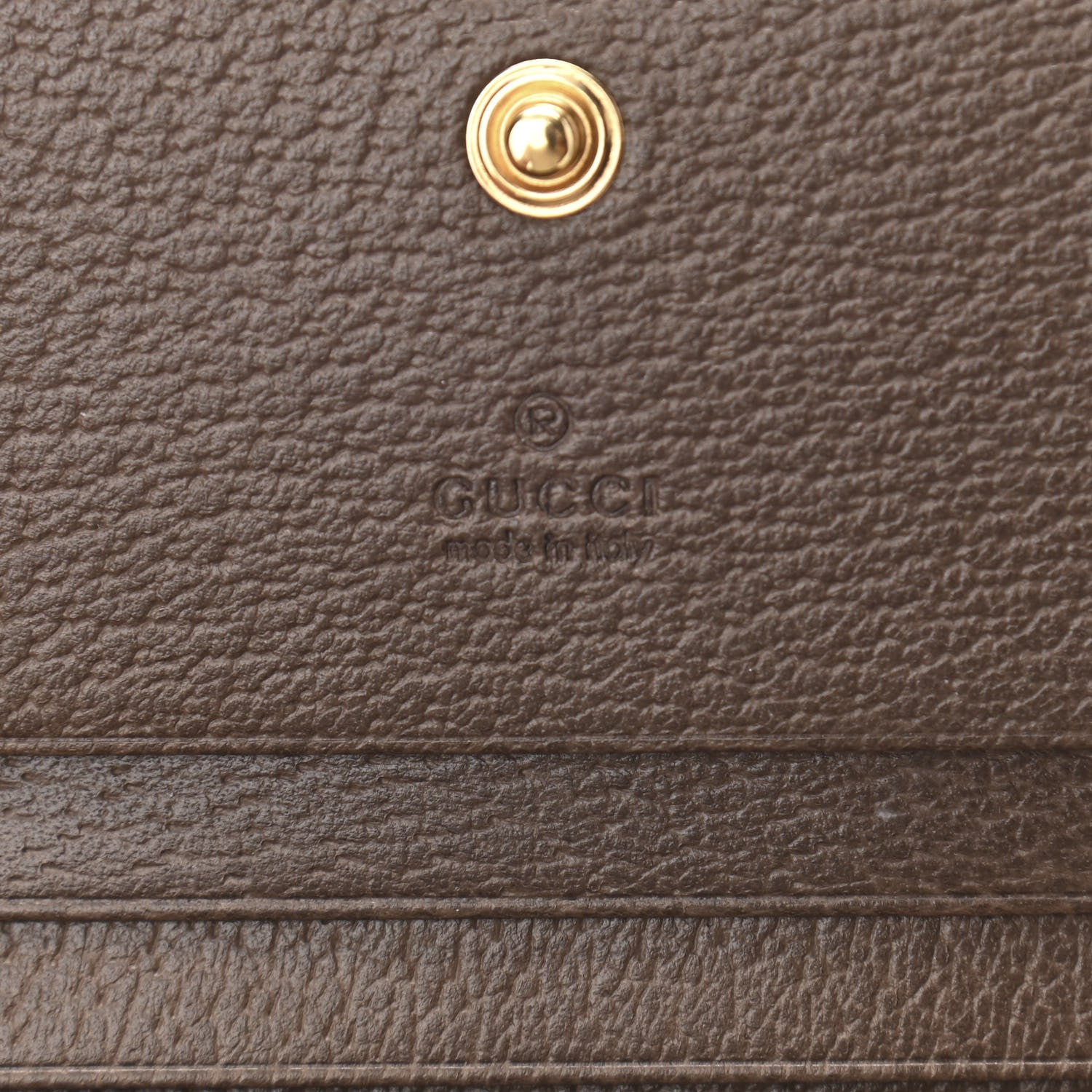 Gucci GG Supreme Monogram Web Ophidia Chain Card Case Wallet Beige New Acero 6 of 11