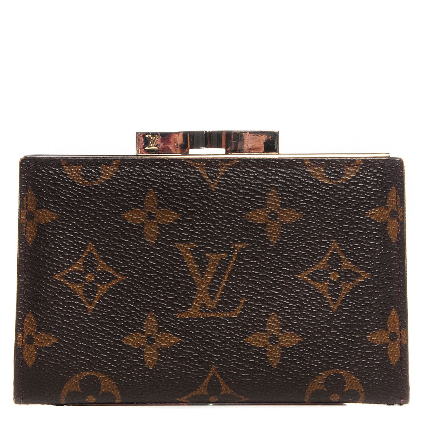 Monogram French Kiss Lock Coin Purse