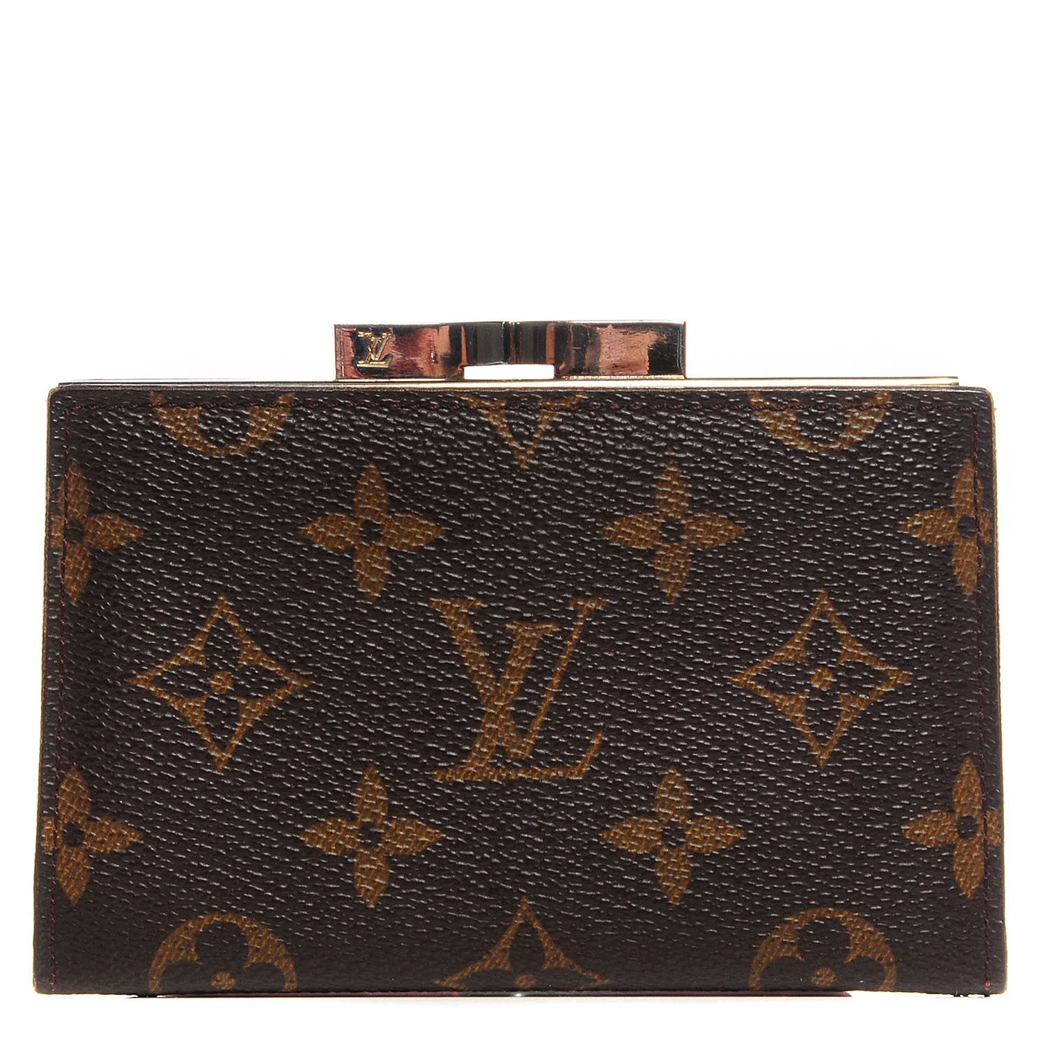 Louis Vuitton Monogram French Kiss Lock Coin Purse 1 of 7