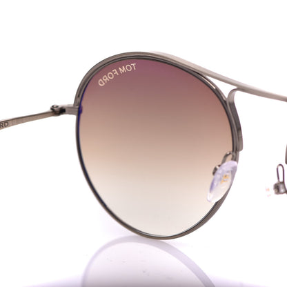 Tom Ford Jessie Aviator Sunglasses TF449 Gold Brown 8 of 9