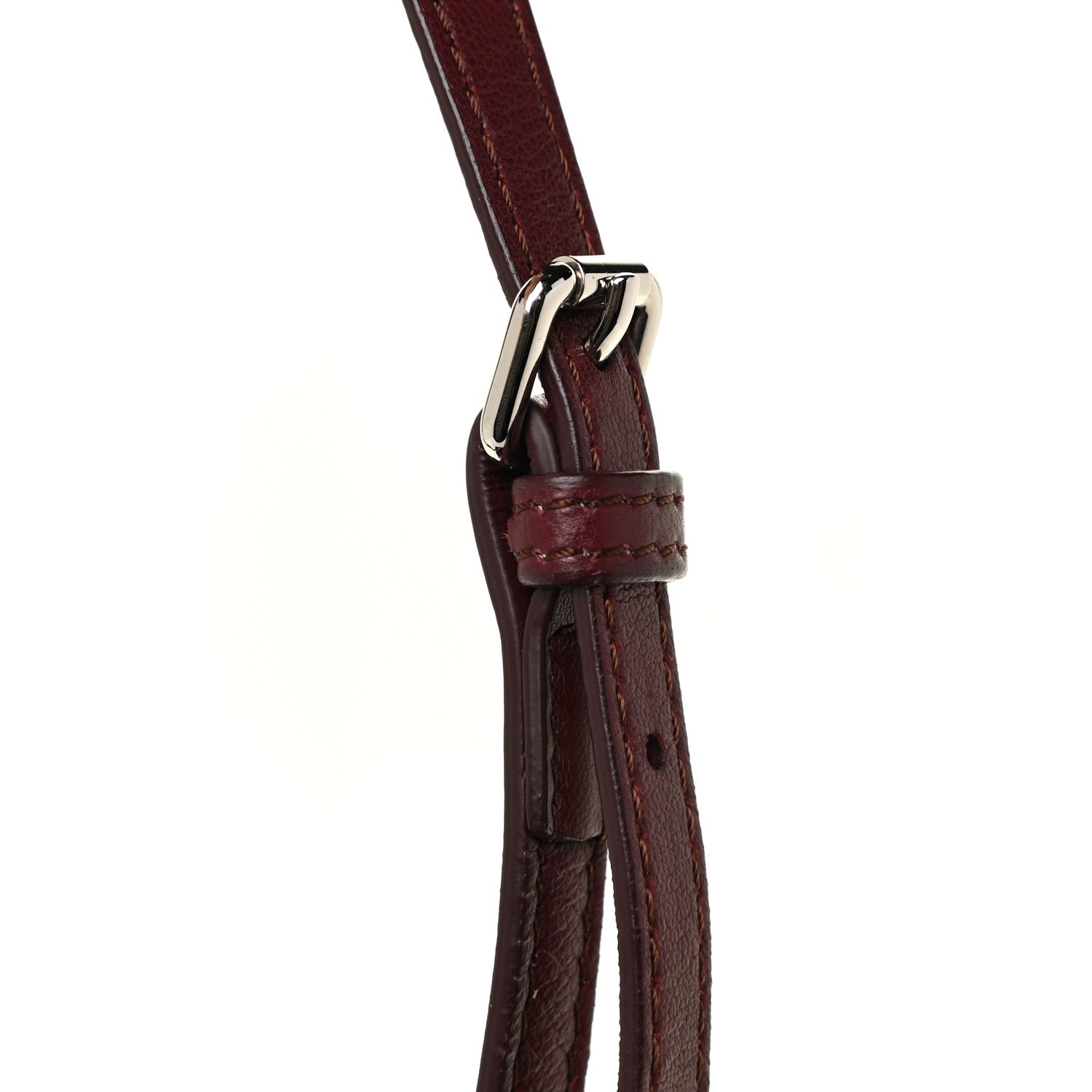 Fendi Nappa Mini Peekaboo Iconic Satchel Bordeaux 19 of 19