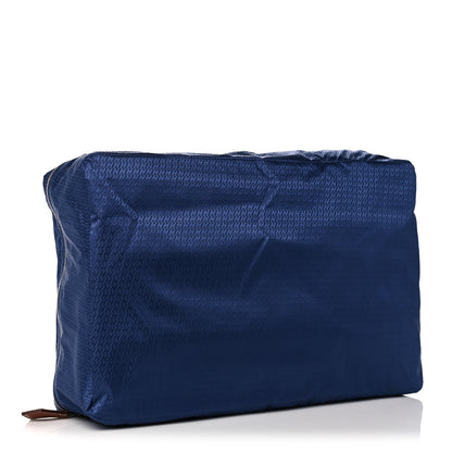 Hermes Technical Silk H en Bias Travelsilk Cube MM Bleu Saphir Fauve 3 of 10
