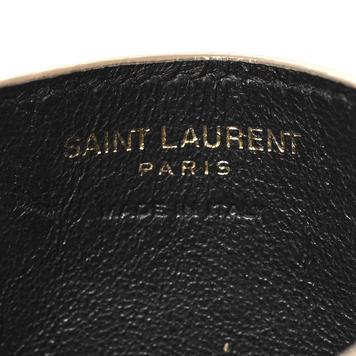 Grain De Poudre Matelasse Chevron Monogram Credit Card Case Sea Salt