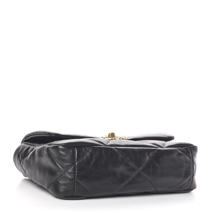 Chanel Lambskin Quilted Medium 19 Flap Black 4 of 13