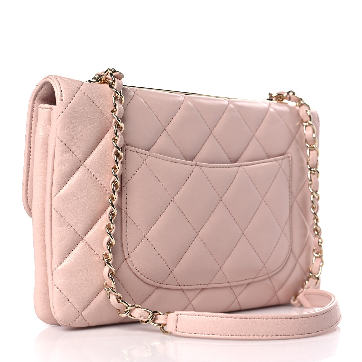 Chanel Lambskin Quilted Medium Trendy CC Flap Pink 3 of 9