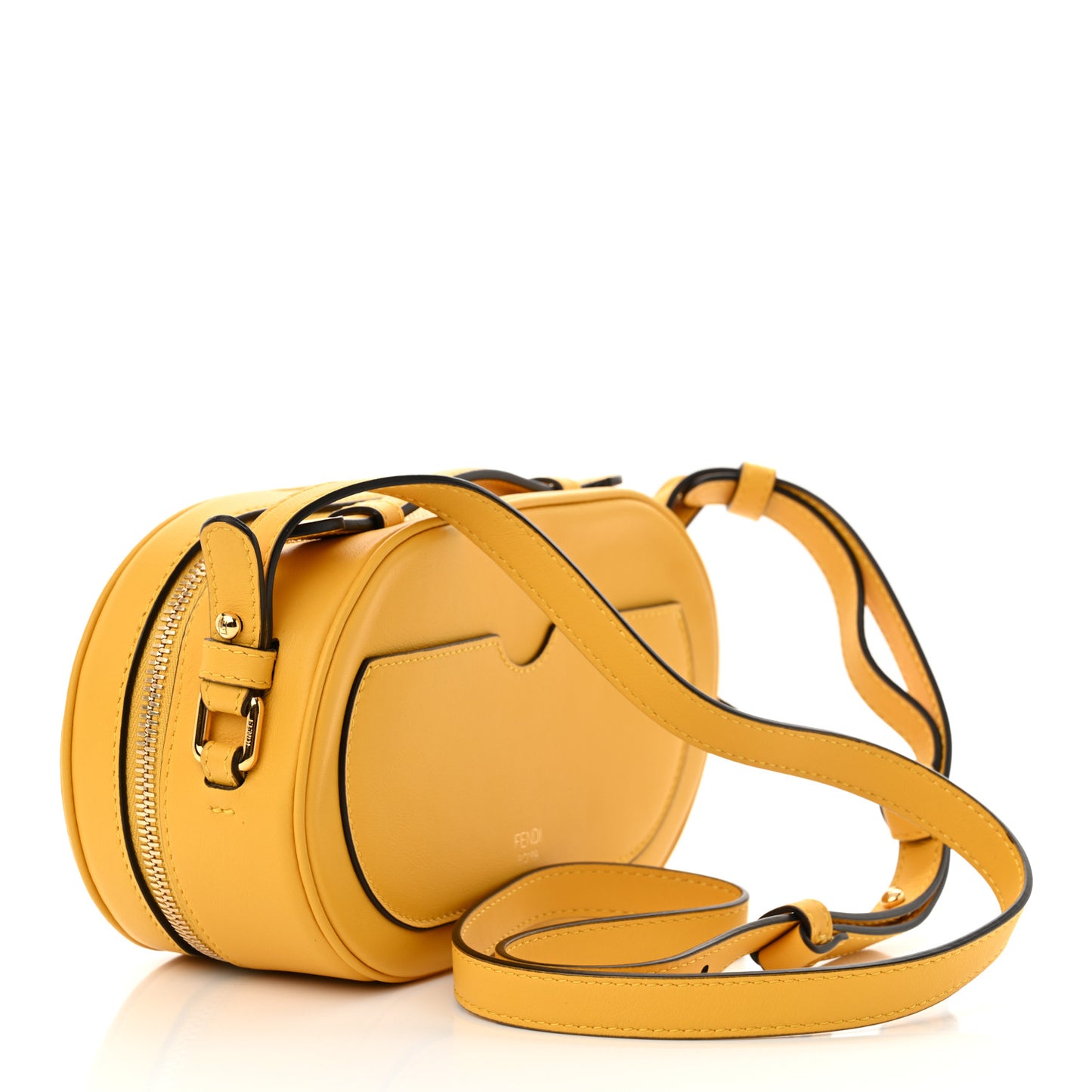 Vitello Grace Camoscio O'Lock Mini Camera Case Mimosa