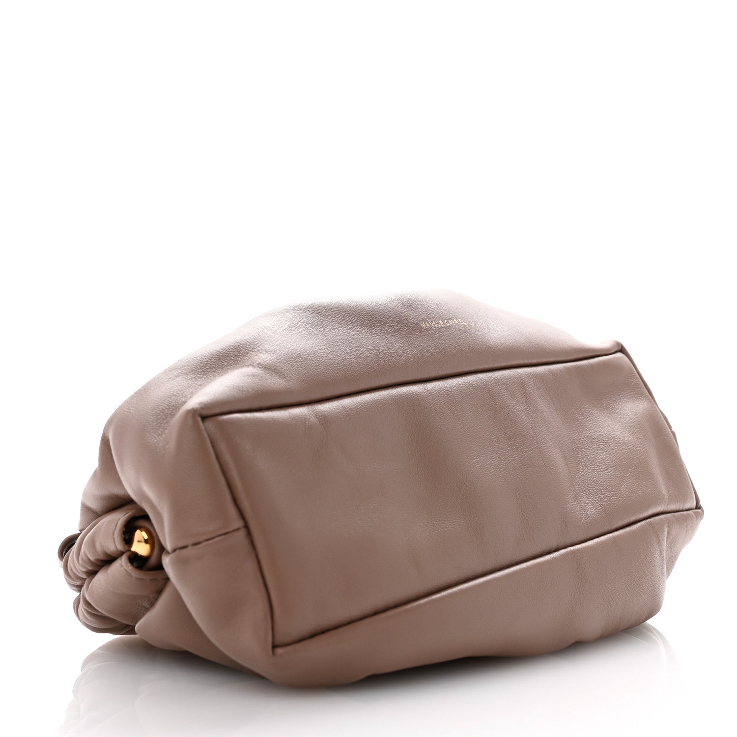 Mansur Gavriel Lambskin Cloud Mini Clutch Biscotto 4 of 7